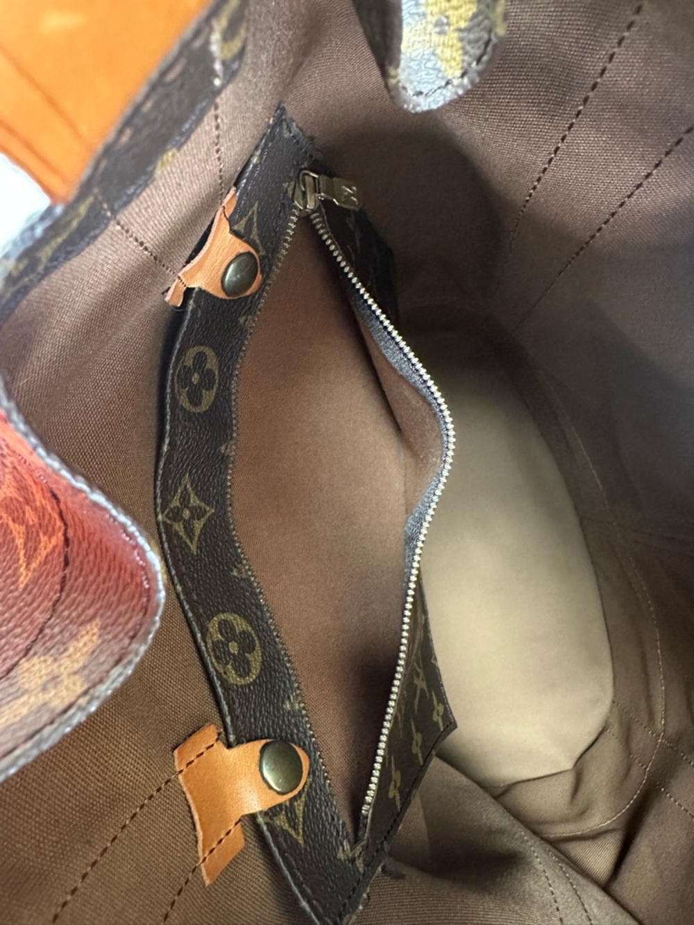 Louis Vuitton LV Brown GM Monogram Travel Duffel Backpack Cabin Friendly France - Picture 11 of 16